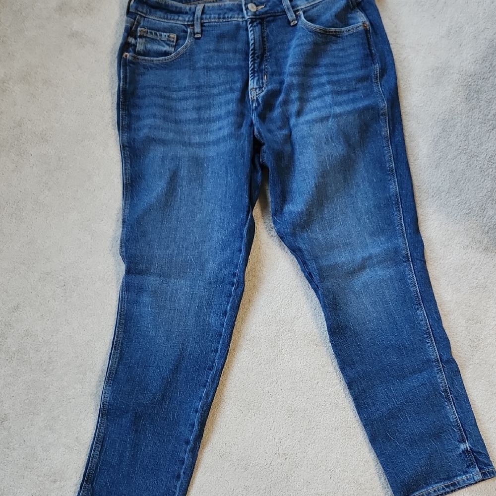 Curvy High-Waisted Vintage Slim Jeans 12 Petite